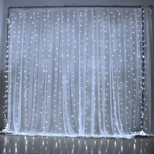 Lampu Natal Tirai Panjang 3 x 3 Meter / LED Tumblr Light Tirai 3 x 3 M