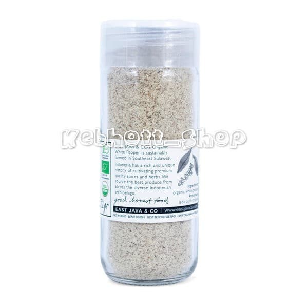 

East Java & Co Organic Ground White Pepper Lada Putih Bubuk Organik