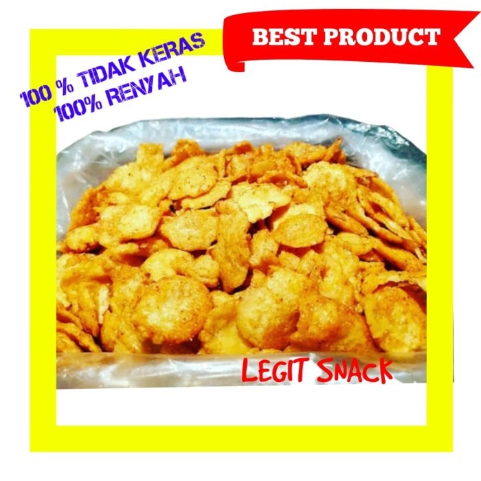 

Ready Gas!!! 1Kg Emping Manis Tipis Renyah & Tidak Keras / Kripik Belinjo Melinjo