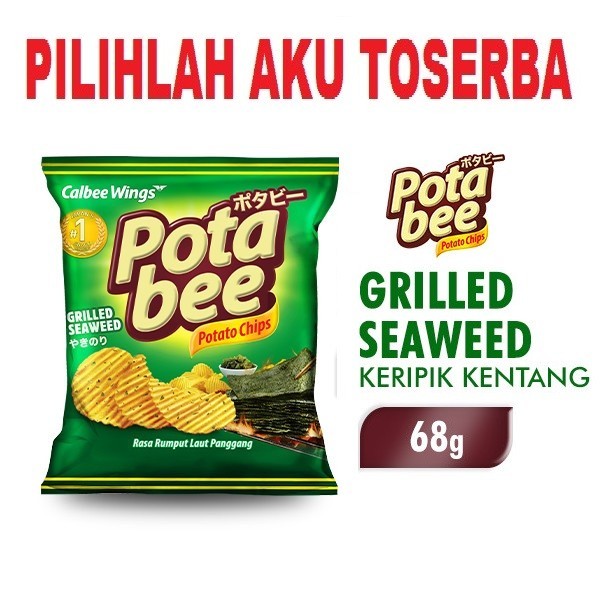 

Ready Gas!!! Potabee Keripik Kentang Rumput Laut 68 Gr - ( Harga 1 Dus Isi 30 Pcs )