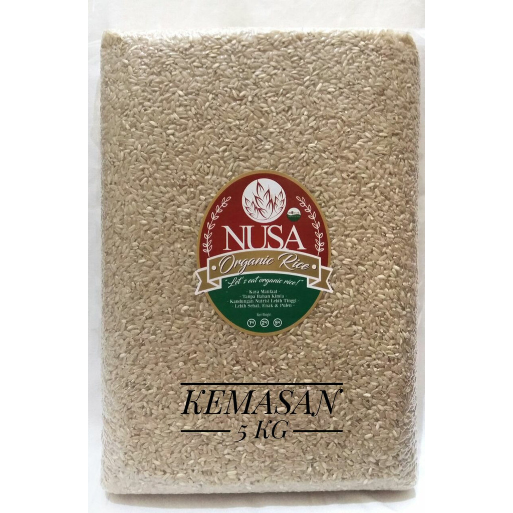 

TERBARU Beras Coklat Organic Nusa Kemasan 5 Kg BISA GOSEND!