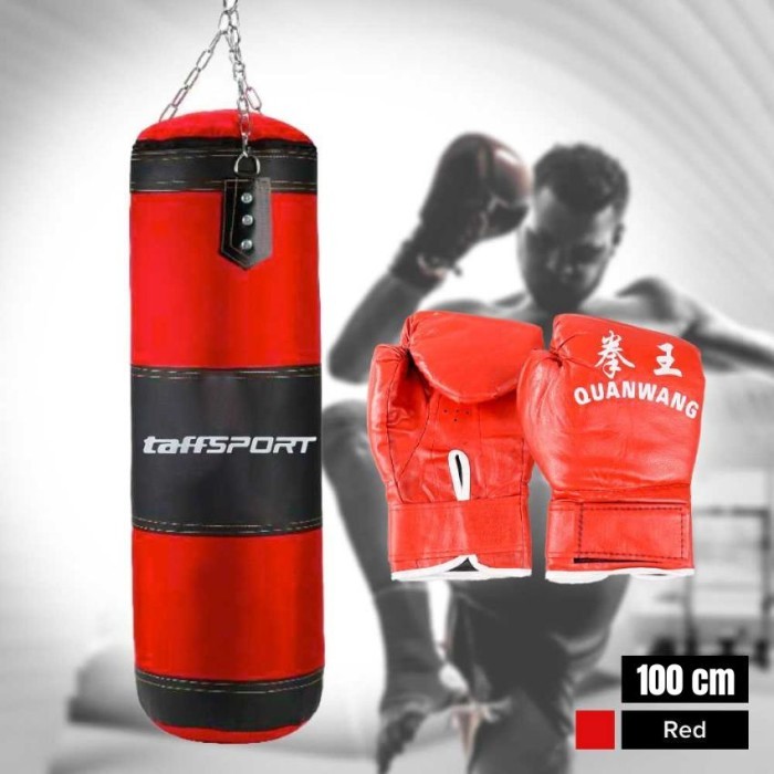 Dijuall Alat Samsak Latihan Tinju Berdiri Gantung Isi Bantalan Boxing Beladiri