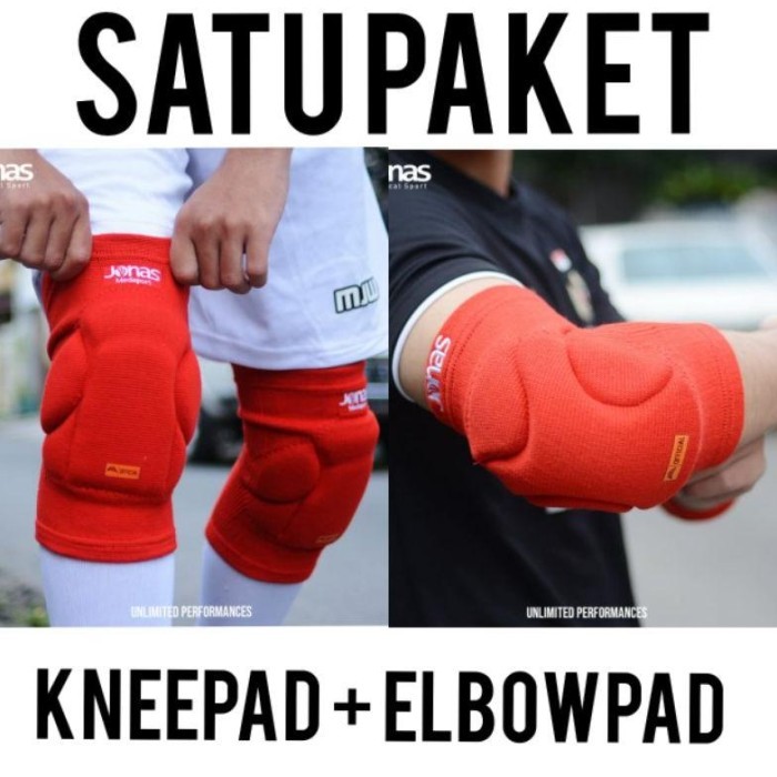 Kneepad Futsal Jonas V2 Knee Pad Knepad Elbow Pad Deker Pelindung Lutut Kiper Futsal