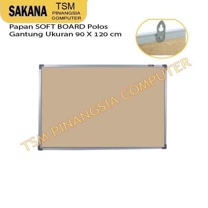 

TERBARU Sakana 90 X 120 cm Papan Tulis Soft Board - Softboard Gantung HOT SALE!