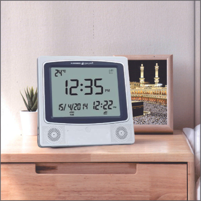 Jam Azan Digital Sholat Al Harameen Tipe 4009