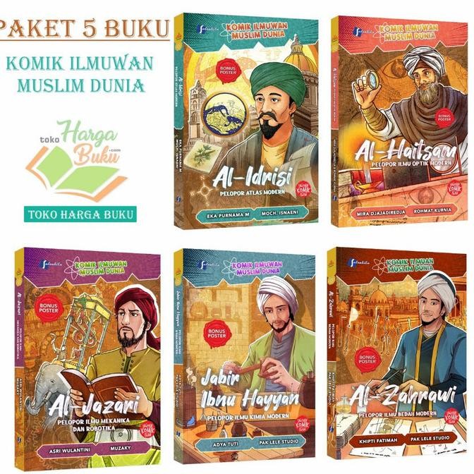 

Paket 5 JILID Komik Ilmuwan Muslim Dunia Buku Anak Islam - Salsabila