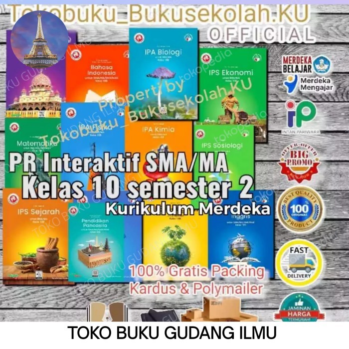 Buku Kunci Jawaban Lks Pr Sma Kelas 10 Kurikulum Merdeka Intan Termurah 100 % Original