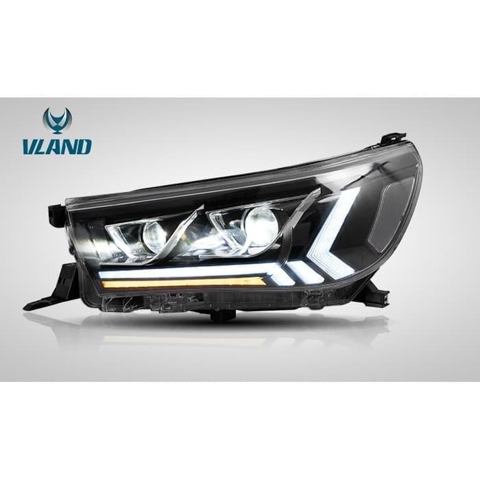 Aksesoris Headlamp Lampu Headlights Led Vland Yz Toyota Hilux Revo 15+