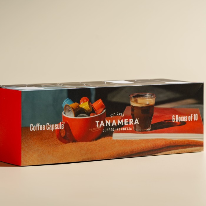 

Diskon 60 Capsule Coffee, Mix Variant, Tanamera Coffee