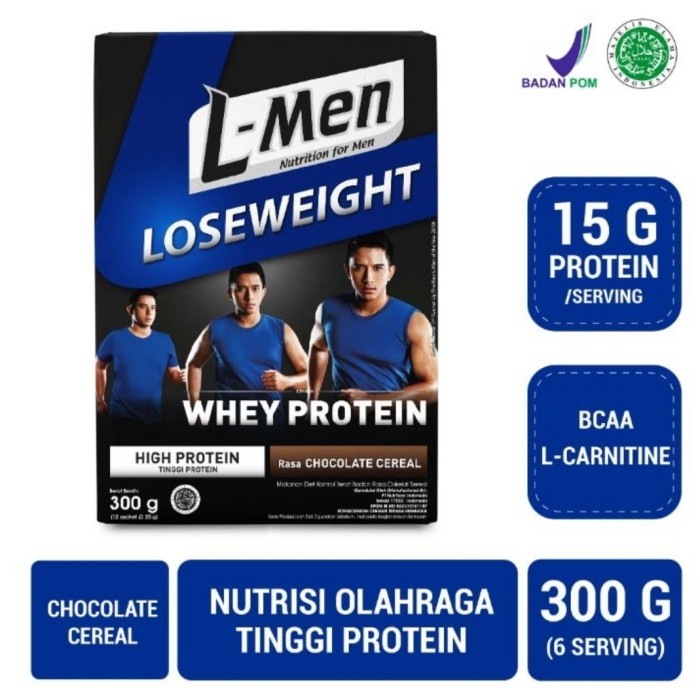 

Promo!! L-Men Lose Weight Chocolate Cereal 300Gr Suplemen Penurun Berat Badan