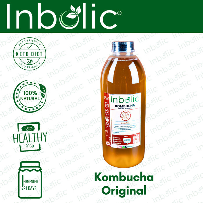 

Terlaris Probiotic Healthy Drinks - Kombucha Keto & Diabetes Friendly 1L