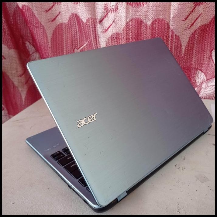 ACER V5-132 BIRU 12 INCH RAM 4GB SSD 128GB WINDOWS 10 NETBOOK SECOND