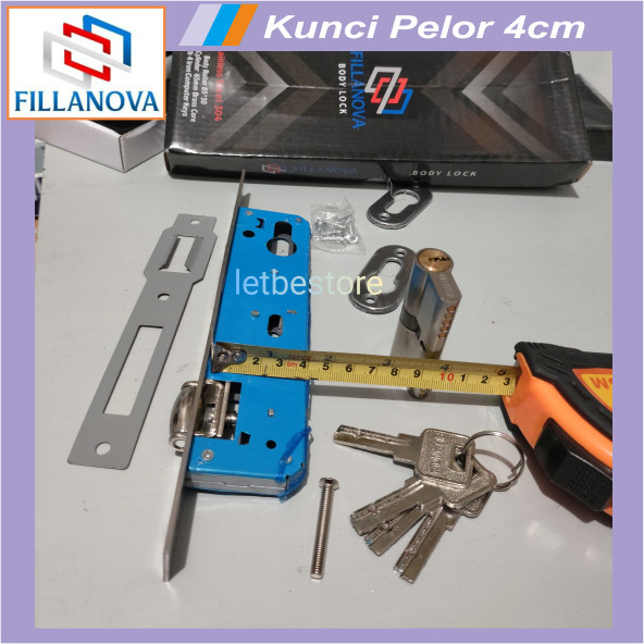 Kunci Pintu Bodi Pelor Roller Untuk Pintu Aluminium Kupu Tarung