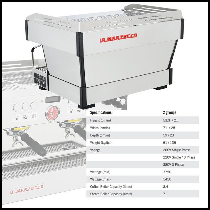 LA MARZOCCO LINEA PB AV (2 GROUP) ESPRESSO MACHINE - MESIN KAFE DAN SERVICE