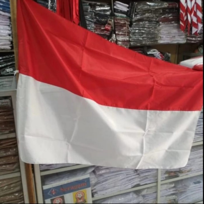 BENDERA MERAH PUTIH KATUN UKURAN 90 x 135 CM
