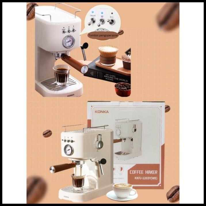 KONKA ESPRESSO COFFE MACHINE / COFFE MAKER / MESIN COFFE KKFJ-1203Y