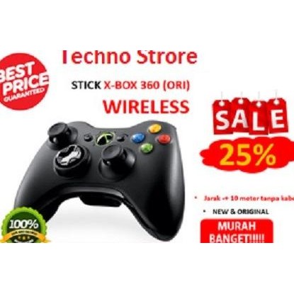promo - stik xbox 360 wireless ori pabrik - stick xbox 360