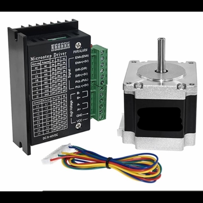 Diskon Nema 23 23Hs5628 Stepper Motor Nema 23 + Tb6600 Stepper Motor Driver
