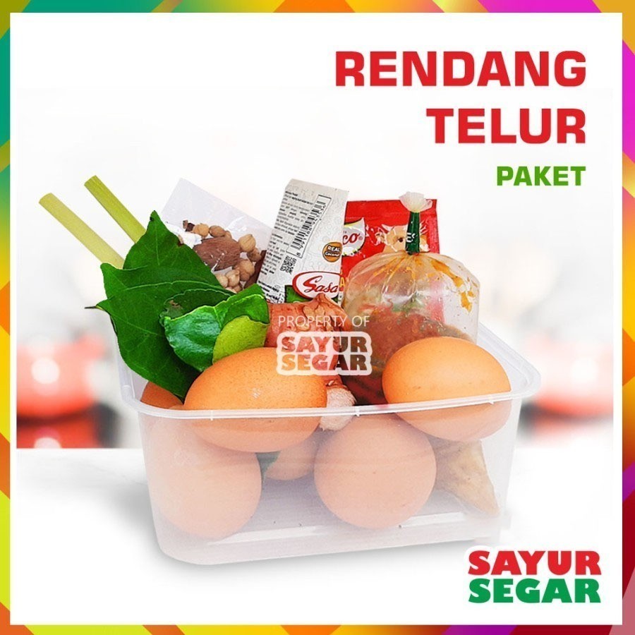 

Paket Sayur Rendang Telur [1 Paket Sayur] Extra Bumbu - Ready to Cook