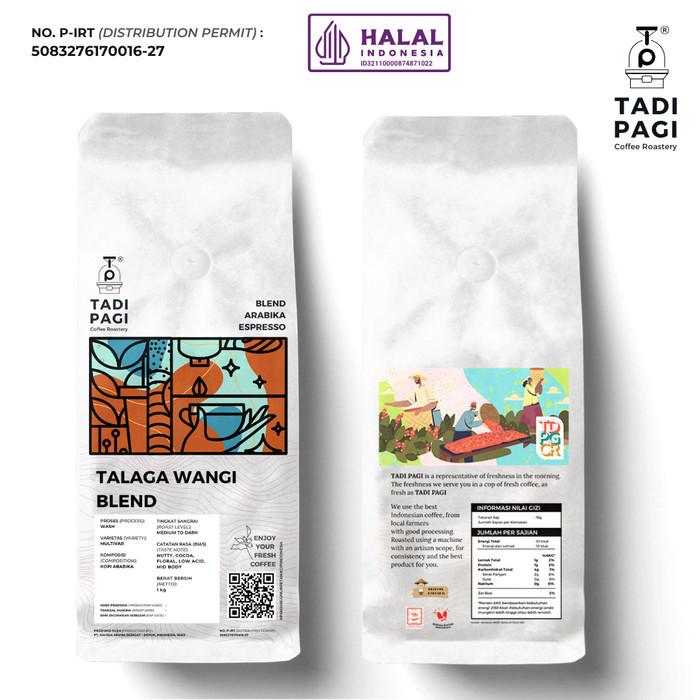 

Espresso Blend Talaga Wangi - Biji Kopi 1 Kg