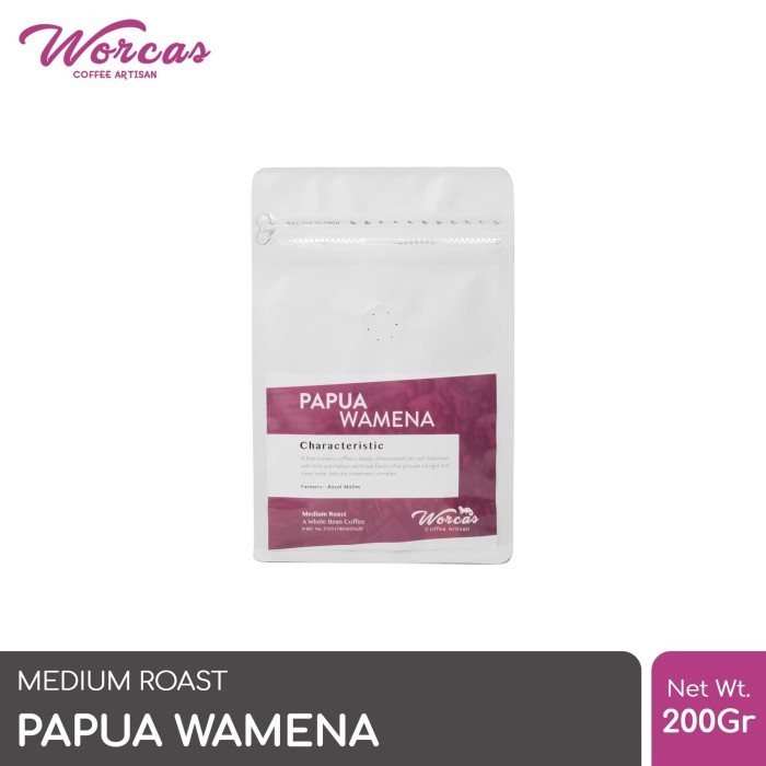 

Kopi Arabica Papua Wamena 200 Gram Medium Roast (Biji/Bubuk)