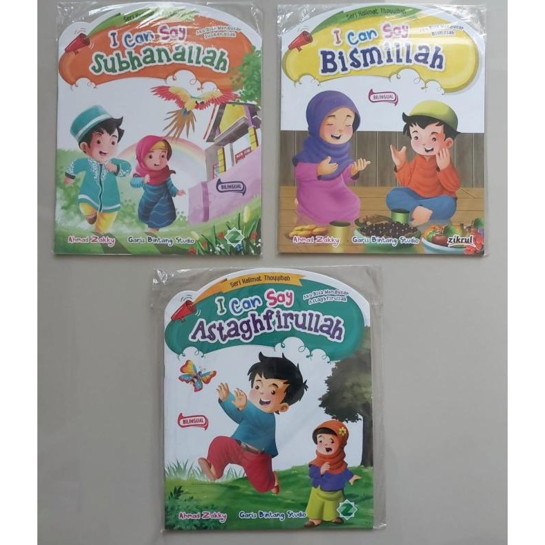 

Seri Kalimat Thoyyibah I Can Say - Buku Anak