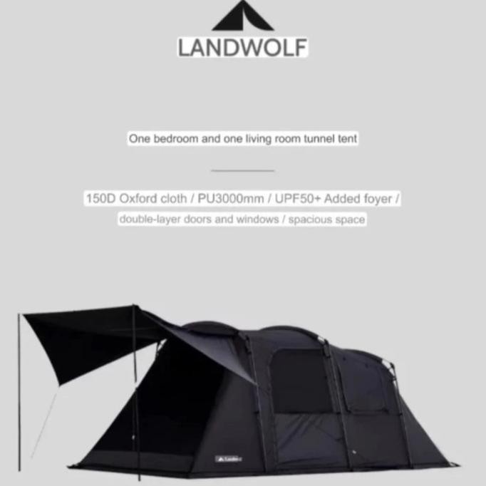 Tenda Landwolf Versi Upgrade Warna Hitam