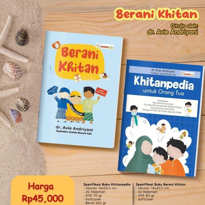 

Buku Anak Laki-laki dan Orang Tua BERANI KHITAN & KHITANPEDIA