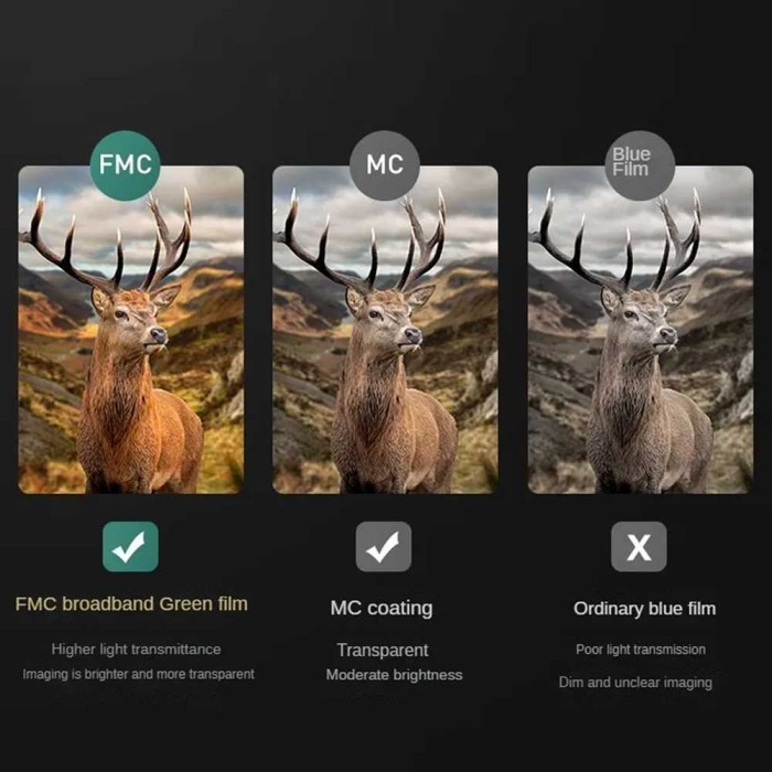 Eyebre Teropong Teleskop Spotting Monocular Telescope + Tri Kaki