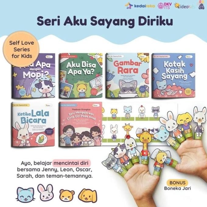 

Seri Aku Sayang Diriku Buku Cerita Anak Self Love Jellos Watiek Ideo
