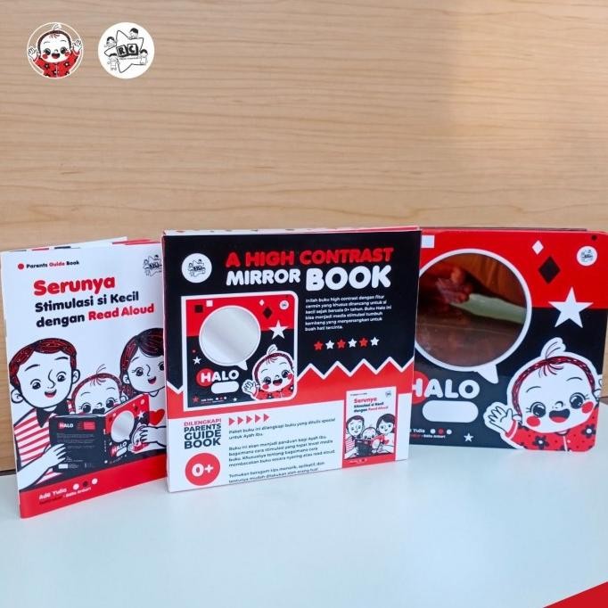 

HALO A High Contrast Mirror Book - Buku Newborn Bayi