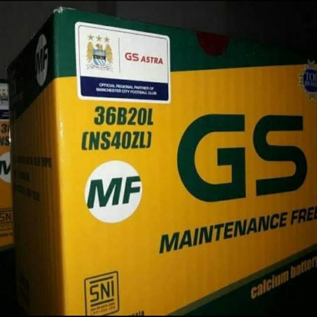 Aki Mobil Calya, Sigra, Ayla, Agya, Brio, Mobilio, Ertiga, Xpander Ns40Zl 36B20L Gs Astra Aki Kering