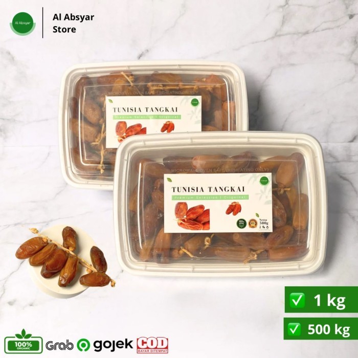 

Legend Kurma Deglet Nour Tunisia Tangkai 1 Kg Repack Kurma Alger Premium