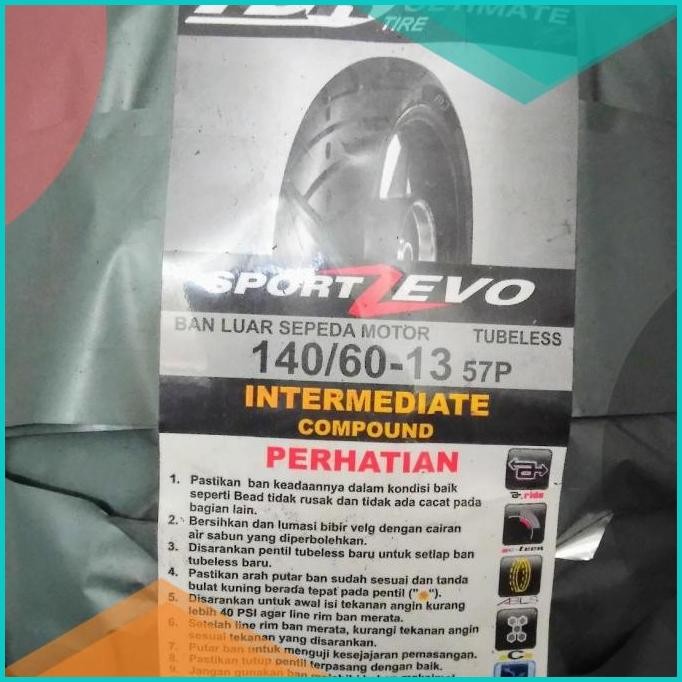 Ban luar FDR Sport zevo Nmax belakang 140/60-13 11OKTZ4 onderdil