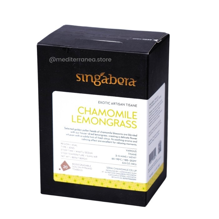 

Legend - Singabera Chamomile Lemongras