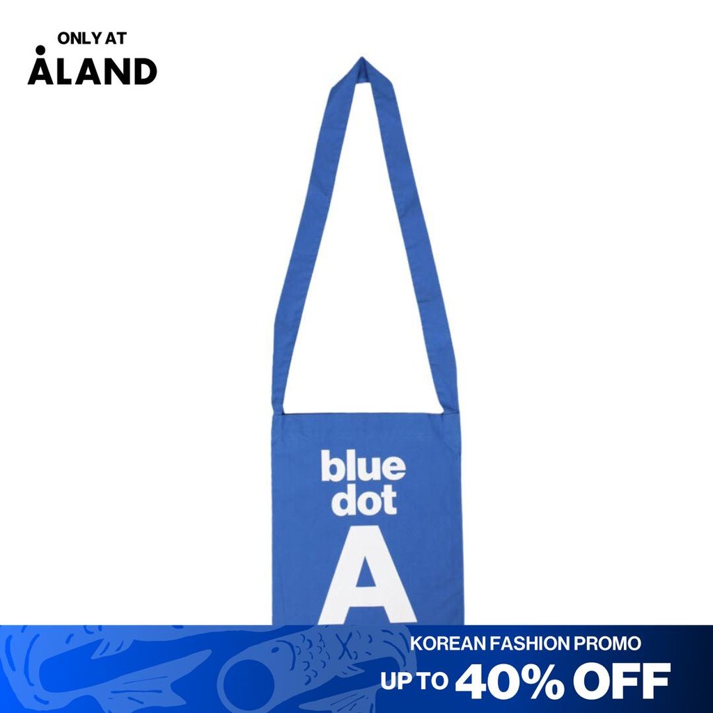 Aland - Aland A Logo Cross Bag Blue - Aksesoris Tas Biru Unisex
