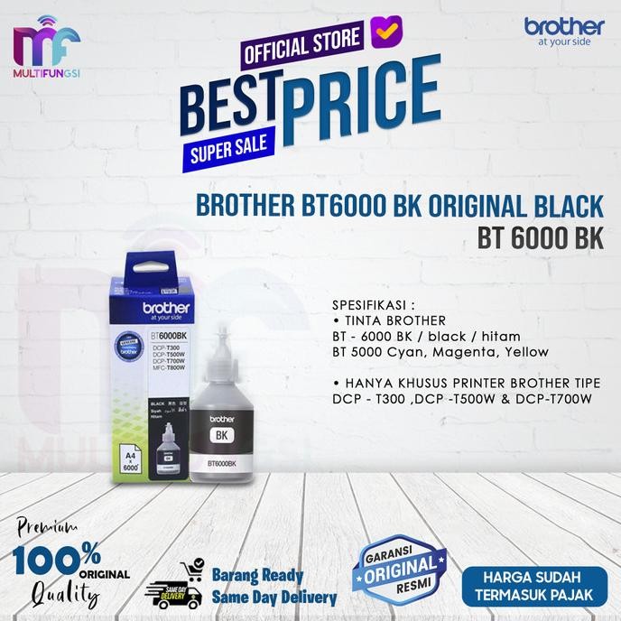 

Tinta Brother BT6000 BK Original Black BT 6000BK