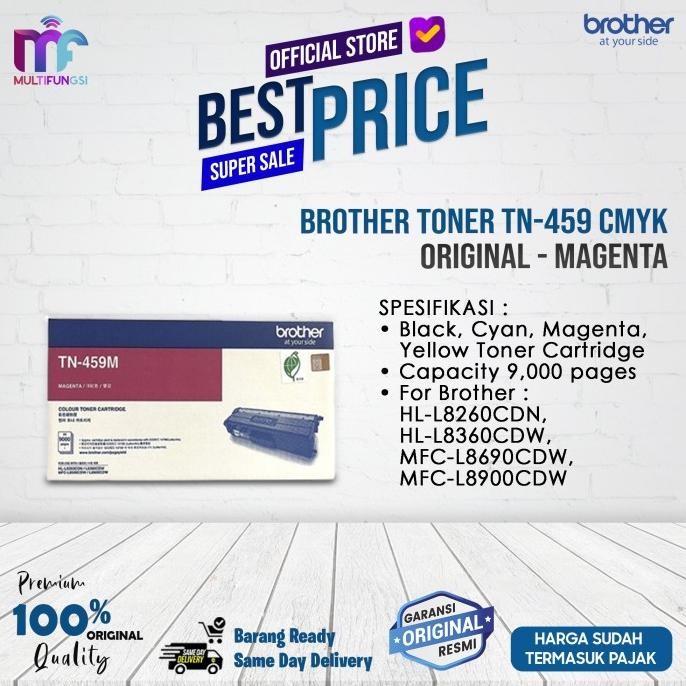 

Brother Toner Magenta TN-459M (Super High Yield) / TN-459 M Original