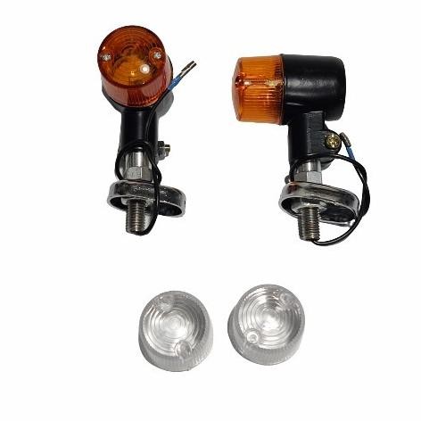 Berkualitas lampu sen classic palu hitam variasi cb 100 rx king mega pro motor dll
