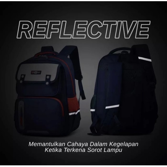 Tas Troli Anak Sd Remaja Laki Laki Import Polos Premium