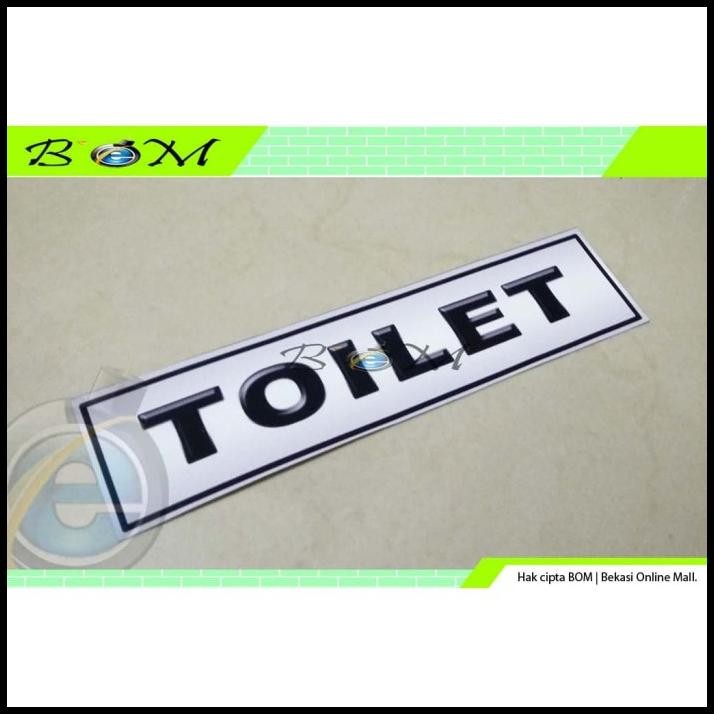 

BEST DEAL STIKER STICKER LABEL RUANG PINTU TOILET !!!