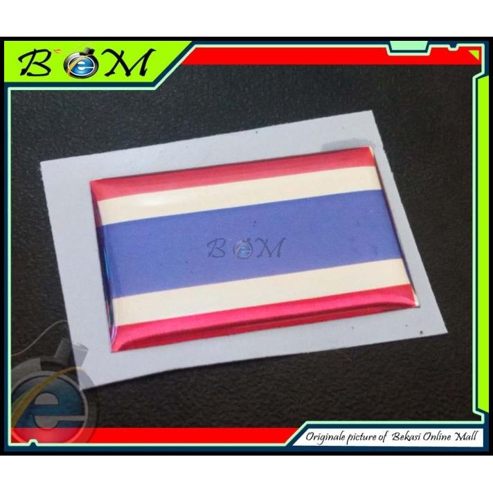 

HOT DEAL STICKER STIKER TIMBUL BENDERA THAILAND TAILAN 3X2 CM !!!!!!