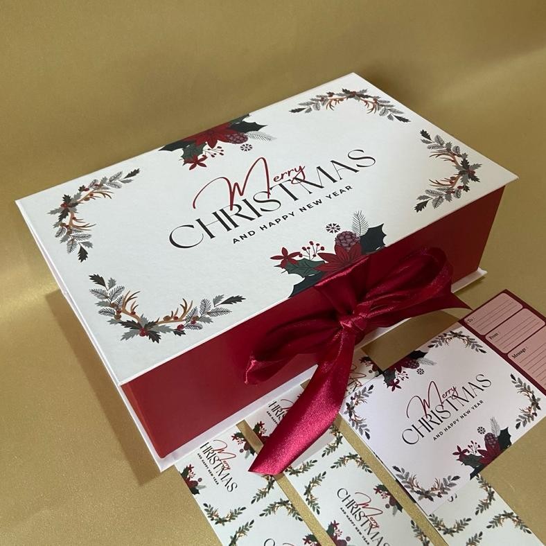 

CR - BOX CHRISTMAS KUE KERING | HARDBOX NATAL SERBAGUNA | HAMPERS BOX XMAS TERLARIS