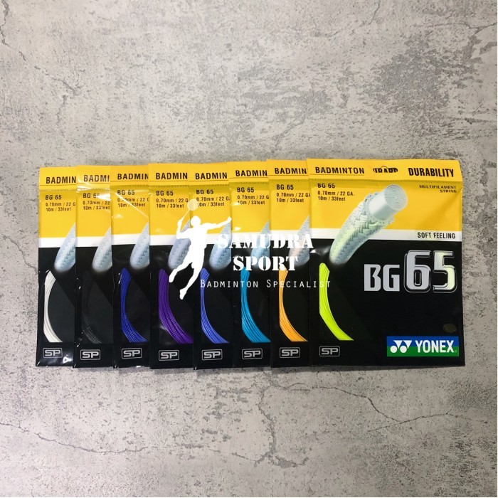 Senar Raket Badminton Yonex BG 65