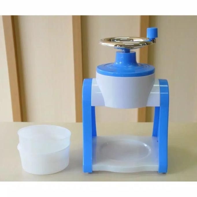 Alat Serutan Es batu - Mesin Pembuat Es Serut Mini - Ice Shaver Manual IQB