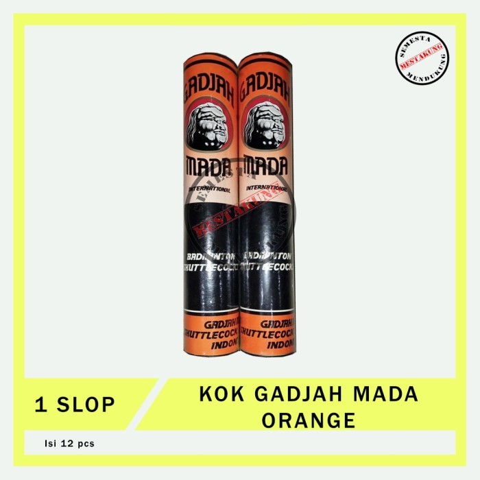 Kok Gajah Mada Orange Shuttlecock Gajah Mada Orange