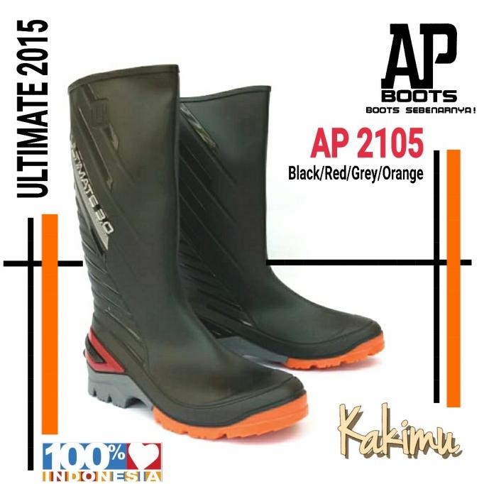 SEPATU BOOT AP BOOTS AP 2015 BLACK