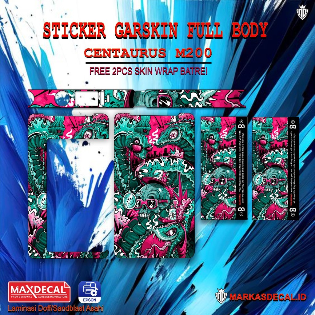 

Ar Centaurus M200 Sepaket Bebas Req Motif Casing/Case Stiker Skin Wrap CUSTOM - Premium Quality