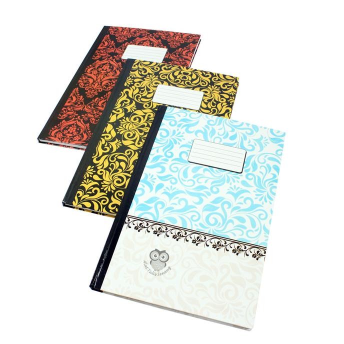 

BARU BUKU TULIS HARD COVER FOLIO BATIK TIARA 100 LEMBAR