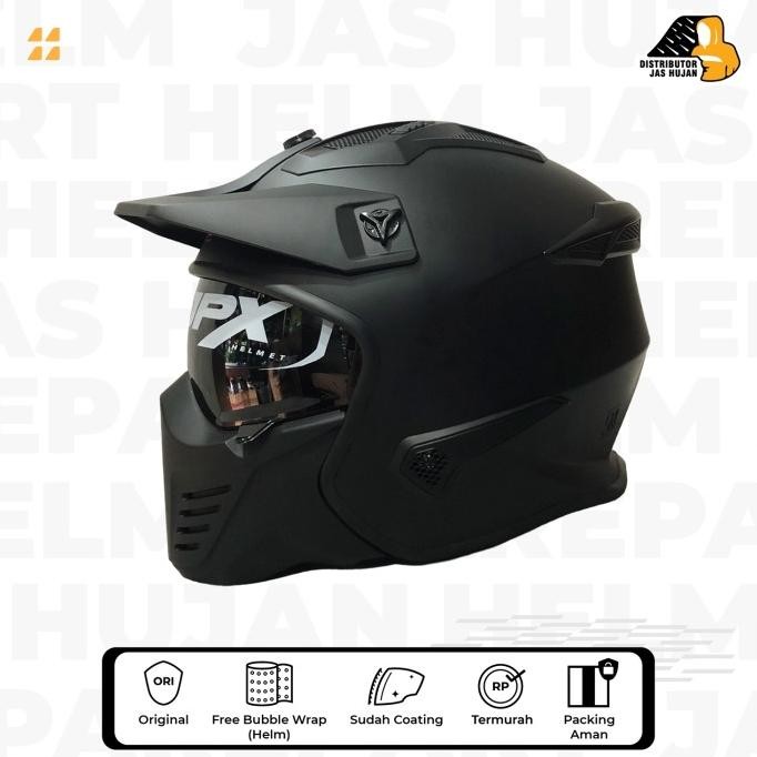 Helm Jpx mx 726 R ORIGINAL JPX SEMI CROSS